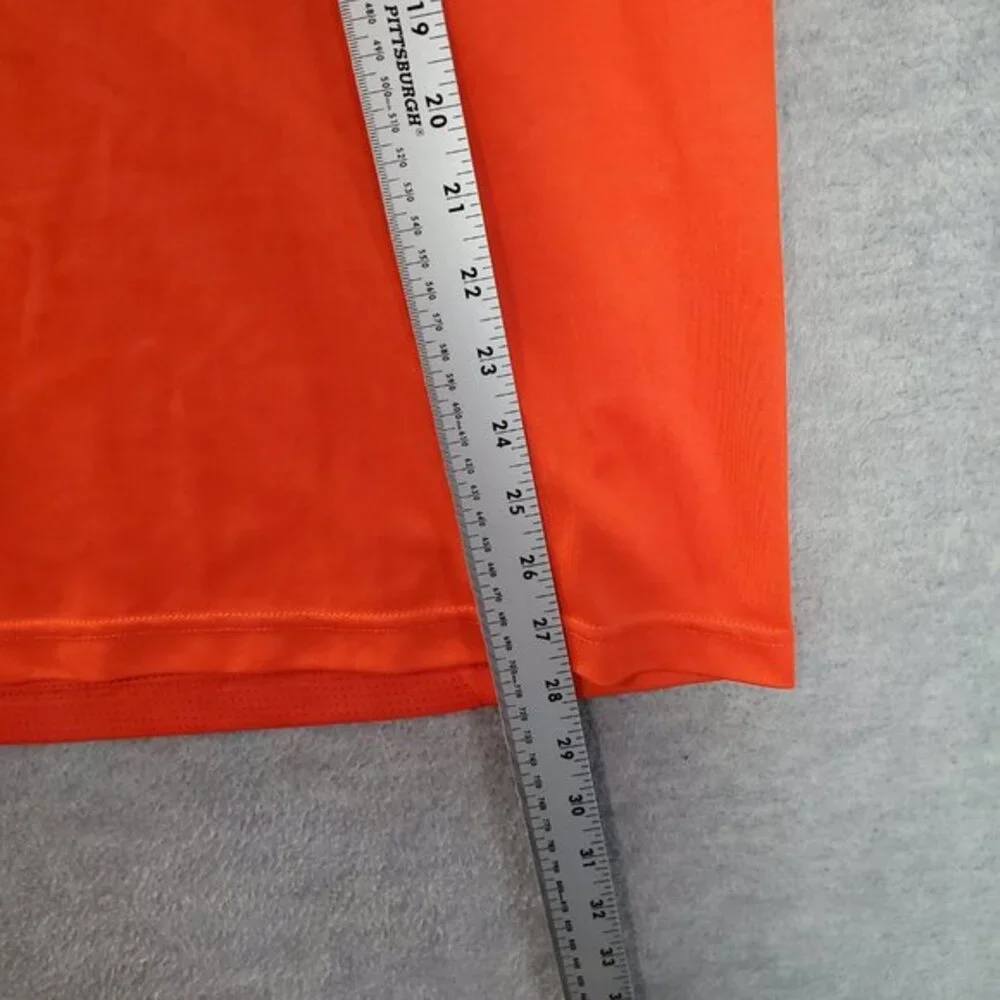 Adidas Men Activewear Shirt Large Orange Soccer Jersey London‎ 2012 Olympic READ